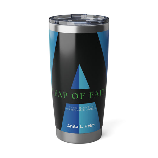 Vaso Vagabond de 20 oz con el logo de Leap of Faith