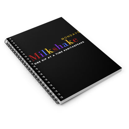 Milkshake Ready Spiral Notebook - Ruled Line